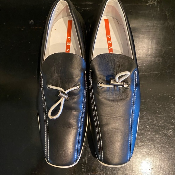 PRADA VINTAGE DRIVING SHOES WORN ONCE FROM MY PERSONAL COLLECTION SIZE-7.5 - Picture 5 of 6